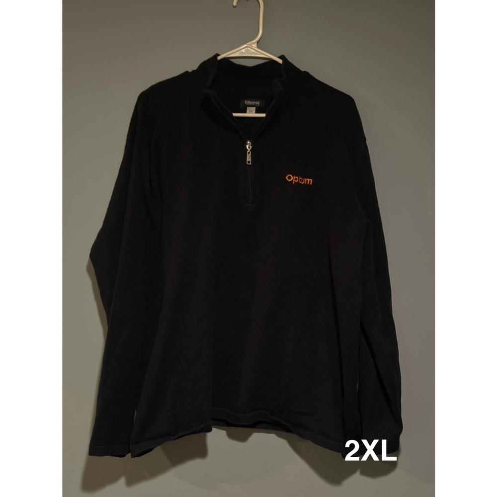 Optum Navy Quarter-Zip Sweatshirt - 2XL